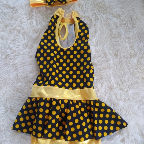 Stuck on you shortall a wish come true dance costume xsc size 4 - Picture 2 of 6